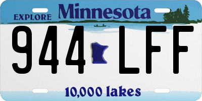 MN license plate 944LFF