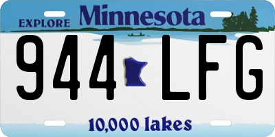 MN license plate 944LFG