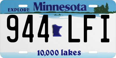 MN license plate 944LFI
