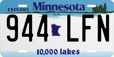 MN license plate 944LFN
