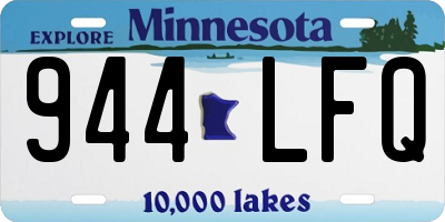 MN license plate 944LFQ