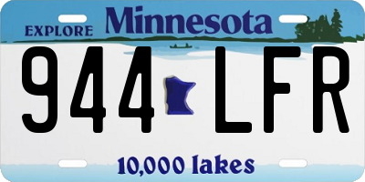 MN license plate 944LFR
