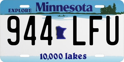 MN license plate 944LFU