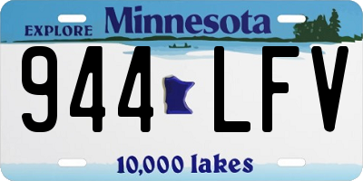 MN license plate 944LFV