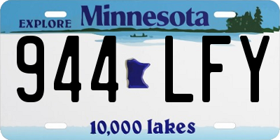 MN license plate 944LFY
