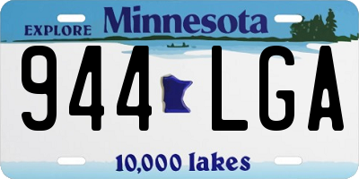 MN license plate 944LGA