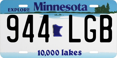 MN license plate 944LGB