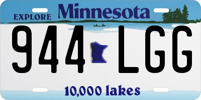 MN license plate 944LGG