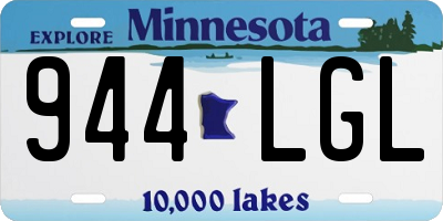 MN license plate 944LGL