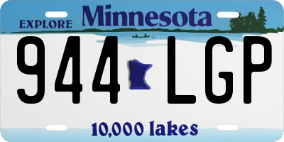 MN license plate 944LGP