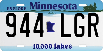 MN license plate 944LGR