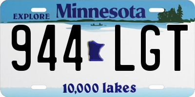 MN license plate 944LGT