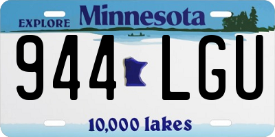 MN license plate 944LGU