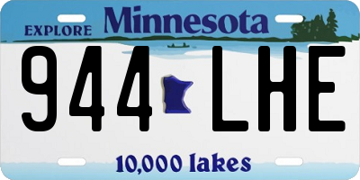 MN license plate 944LHE