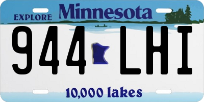 MN license plate 944LHI