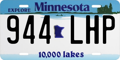 MN license plate 944LHP