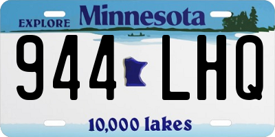 MN license plate 944LHQ