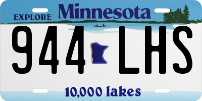 MN license plate 944LHS