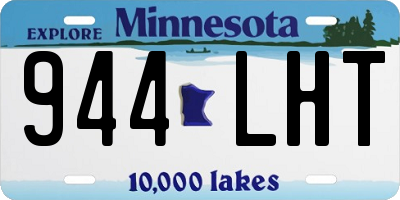 MN license plate 944LHT