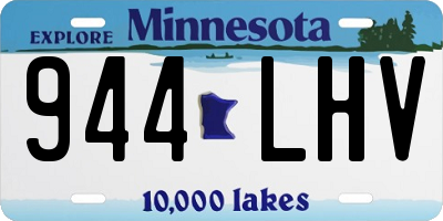 MN license plate 944LHV