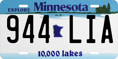 MN license plate 944LIA
