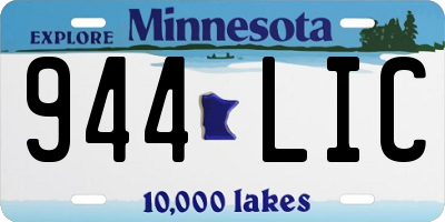 MN license plate 944LIC