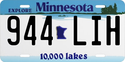 MN license plate 944LIH