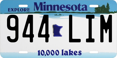 MN license plate 944LIM