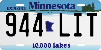 MN license plate 944LIT