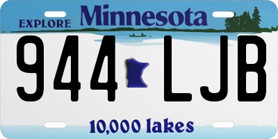 MN license plate 944LJB