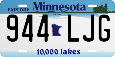 MN license plate 944LJG