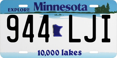 MN license plate 944LJI