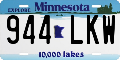 MN license plate 944LKW