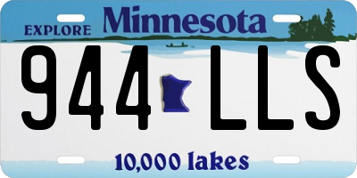 MN license plate 944LLS