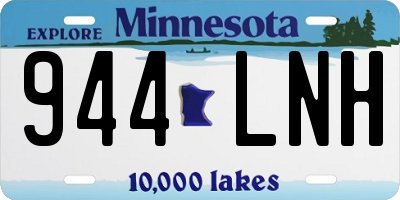 MN license plate 944LNH