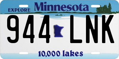 MN license plate 944LNK