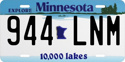 MN license plate 944LNM