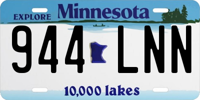MN license plate 944LNN
