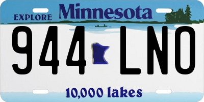 MN license plate 944LNO