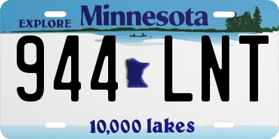 MN license plate 944LNT