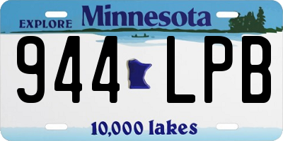 MN license plate 944LPB