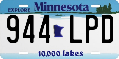 MN license plate 944LPD