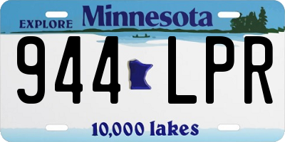 MN license plate 944LPR