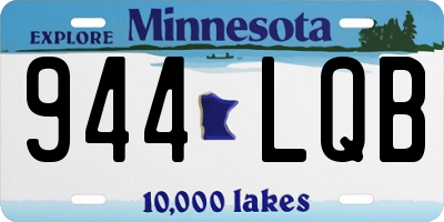 MN license plate 944LQB