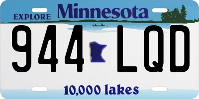 MN license plate 944LQD