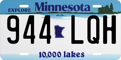 MN license plate 944LQH