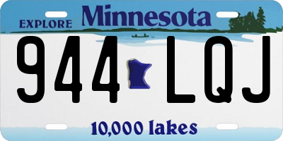 MN license plate 944LQJ
