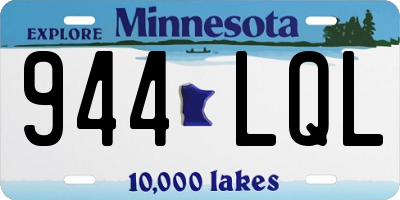 MN license plate 944LQL
