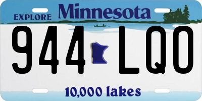 MN license plate 944LQO