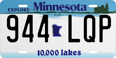MN license plate 944LQP